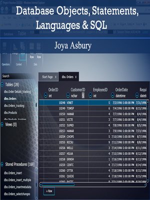 cover image of Database Objects, Statements, Languages and SQL